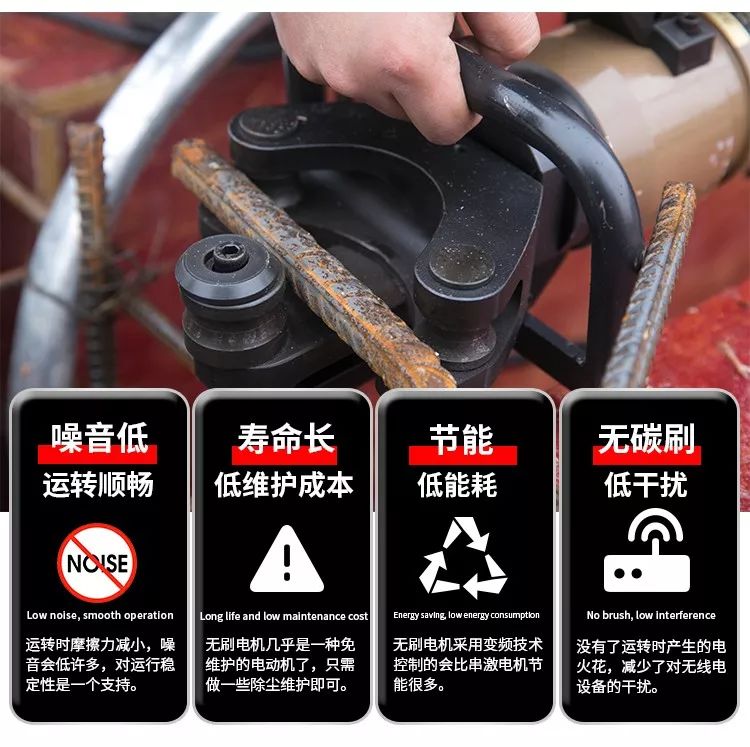 無刷一體鋼筋彎曲機，彎曲新時代(圖6)