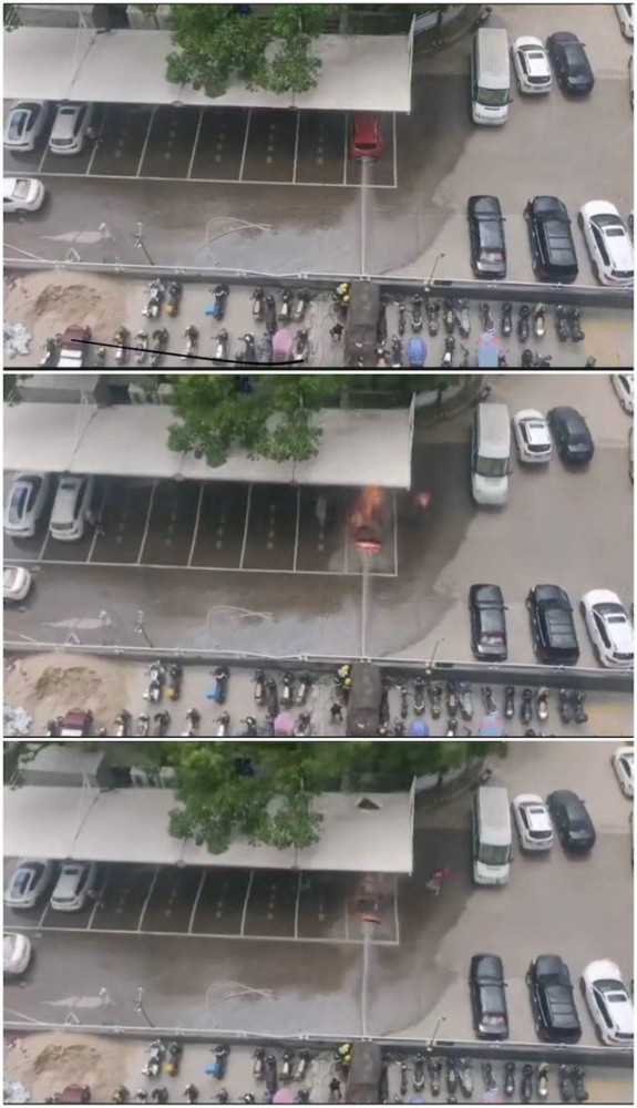 北汽新能源汽車冒煙遇水又爆炸 電動車起火該怎么做？(圖2)